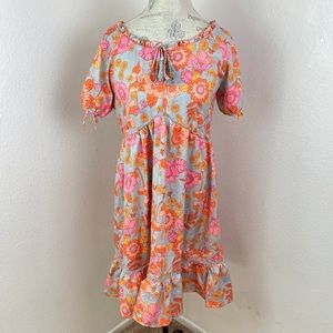 Floral print dress size large